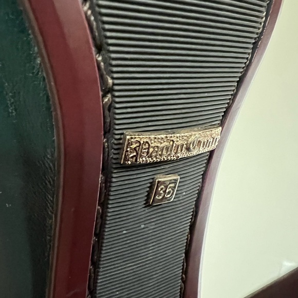 Paolo Conte Green Heeled Booties - Sz 35 - Picture 8 of 12